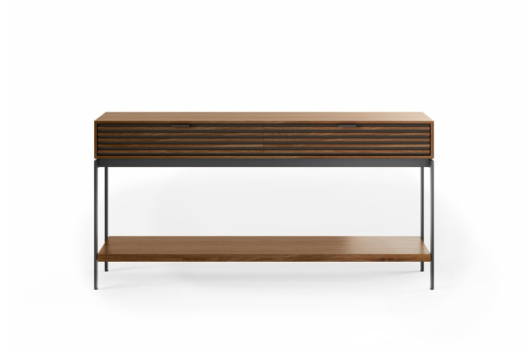 Cora 1173 Console in Walnut front