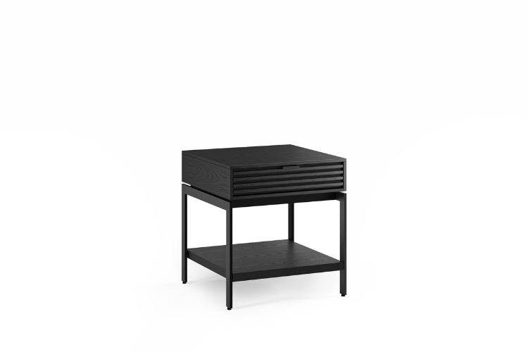 Cora 1176 End Table in Charcoal Stained Ash angle