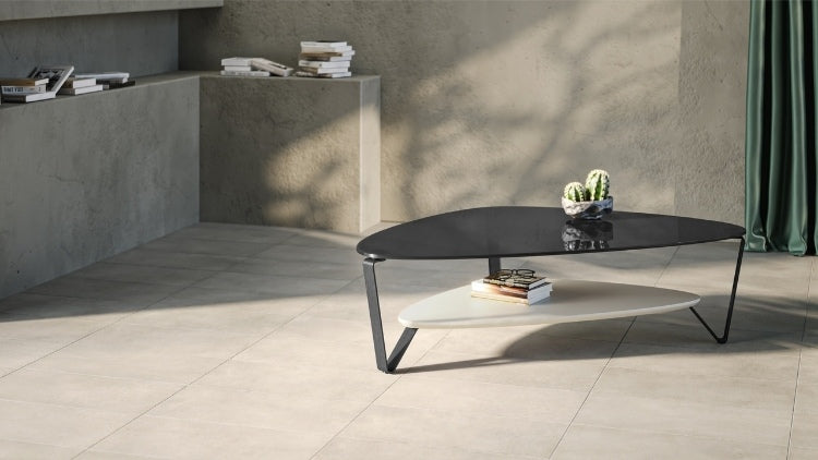 Dino 1363 Large Coffee Table in Stone with books