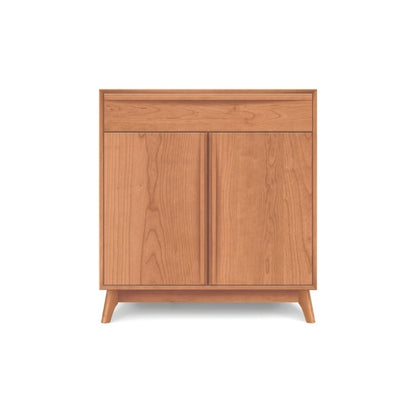 Catalina 1 Drawer over 2 Door Buffet in Cherry front view
