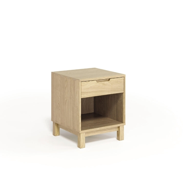 Oslo 1 Drawer Nightstand angle view