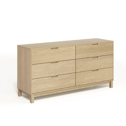 Oslo 6 Drawer Dresser angle view