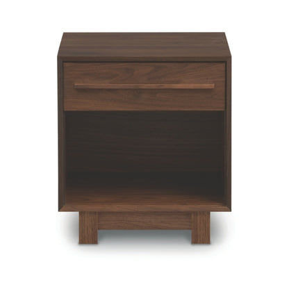 Sloane 1 Drawer Nightstand walnut front view