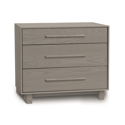 Sloane 3 Drawer oak angle view