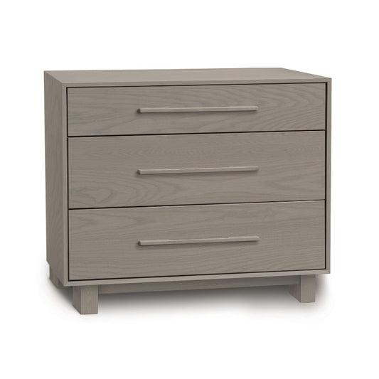 Sloane 3 Drawer oak angle view