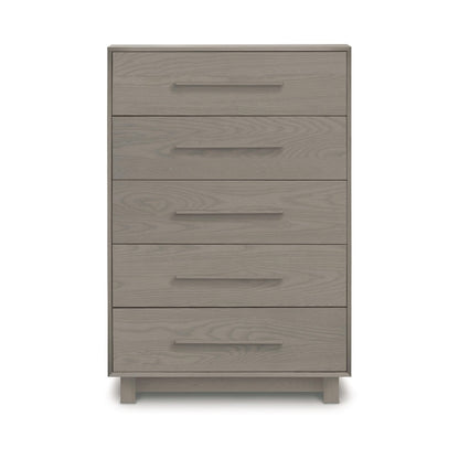 Sloane 5 Drawer Wide oak front view
