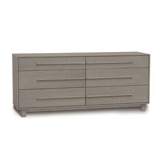 Sloane 6 Drawer oak angle view