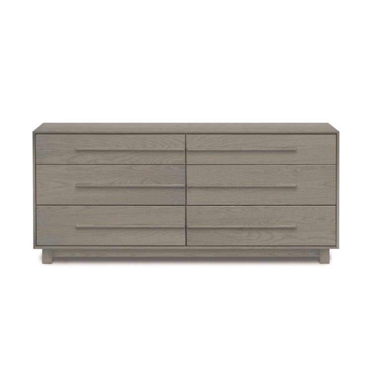 Sloane 6 Drawer oak front view