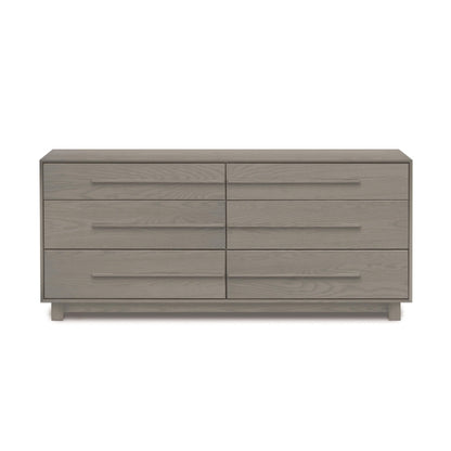 Sloane 6 Drawer oak front view
