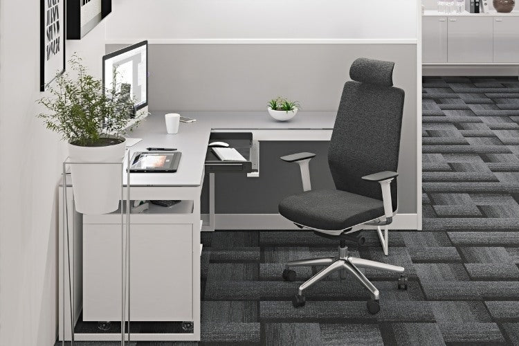 Coda 3522 Office Chair in office with desk and decor