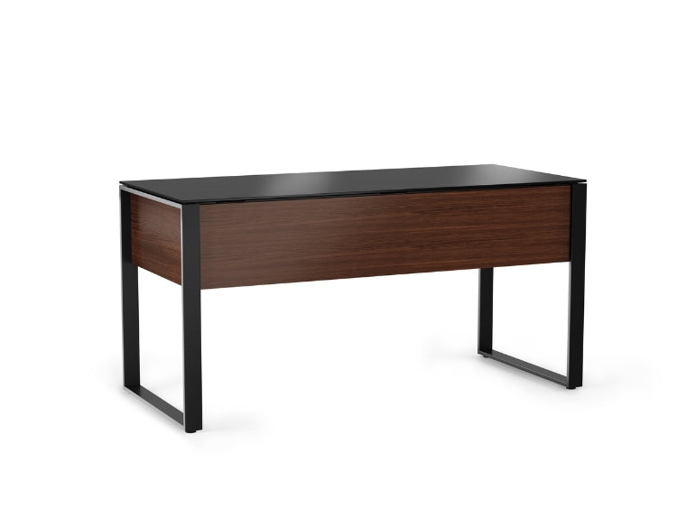 Corridor 6501 Desk in Chocolate Walnut angle