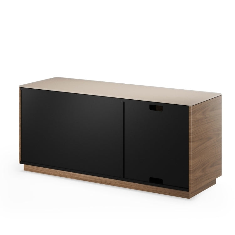 Luma 6720 Cabinet in natural walnut with dune top back view