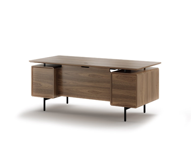 LINQ Office 6821 Executive Desk back view