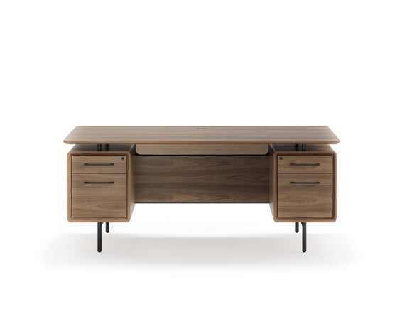 LINQ Office 6821 Executive Desk front view