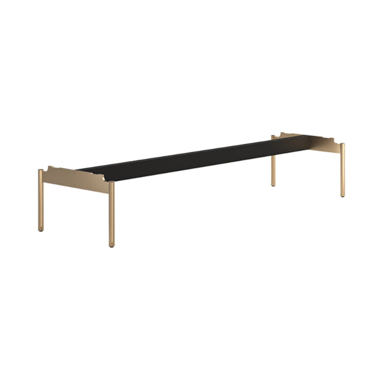 Tanami 7101 Leg Kit in Satin Brass front view