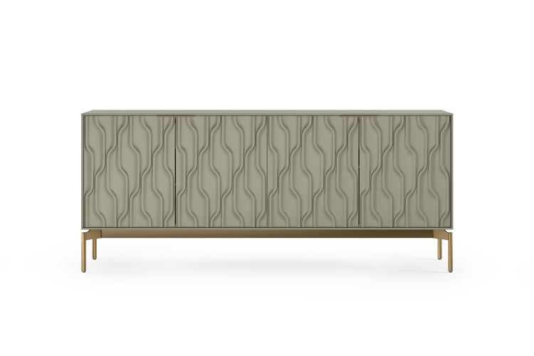 Mesa 7639 Credenza Moss Brass front view