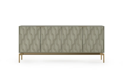 Mesa 7639 Credenza Moss Brass front view