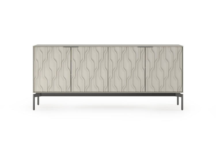 Mesa 7639 Credenza Stone Carbon Front View