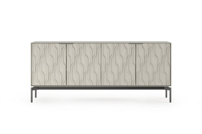Mesa 7639 Credenza Stone Carbon Front View
