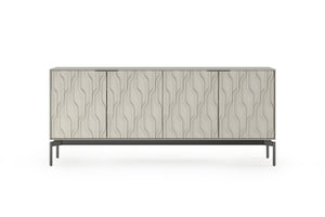 Mesa 7639 Credenza Stone Carbon Front View