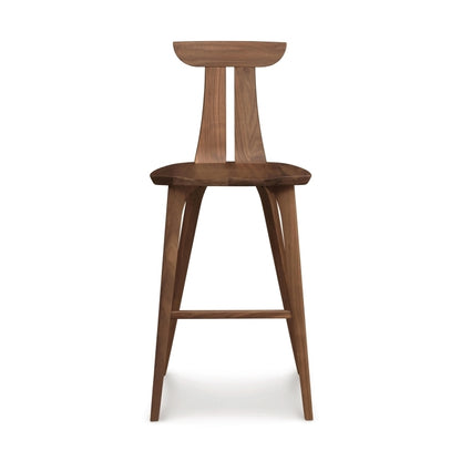 Estelle Bar Stool walnut front view