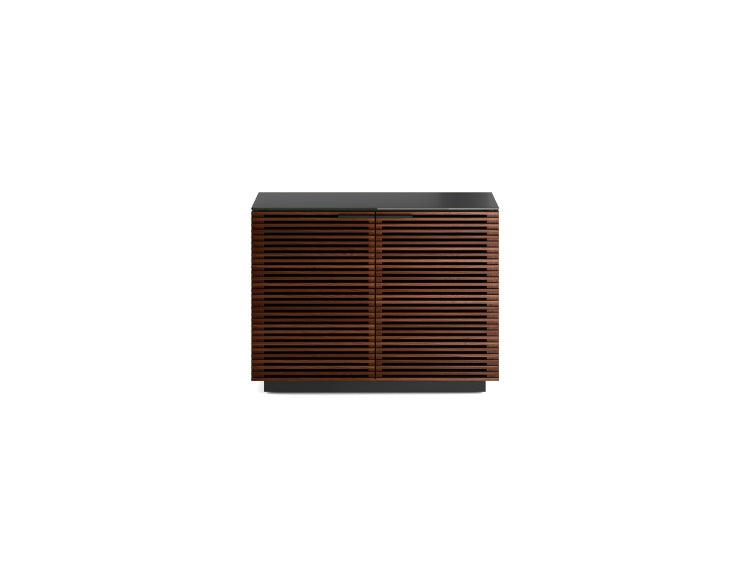 Corridor 8108 Storage Cabinet in Chocolate Walnut front