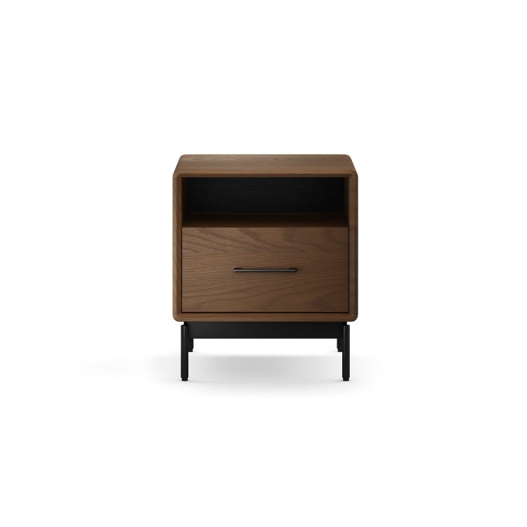 Linq Nightstand Mocha front