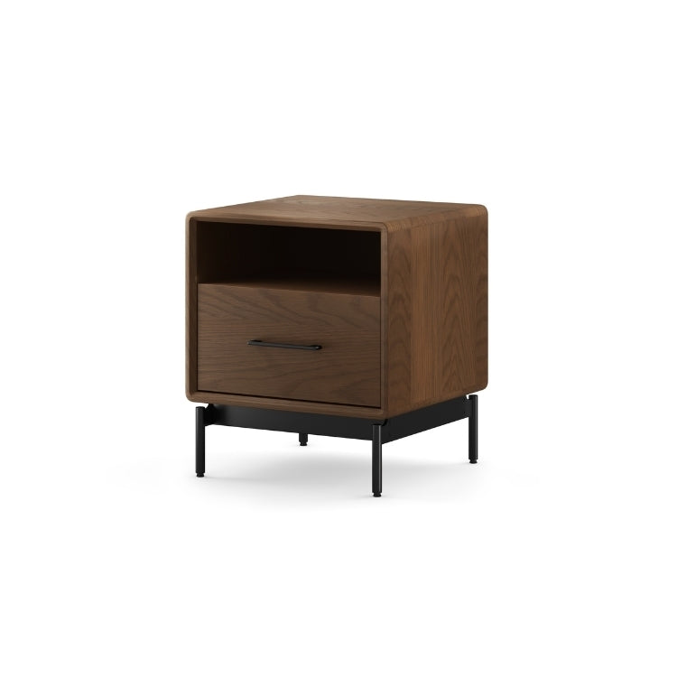 Linq Nightstand Mocha side
