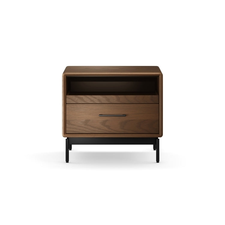 Linq Nightstand Mocha front