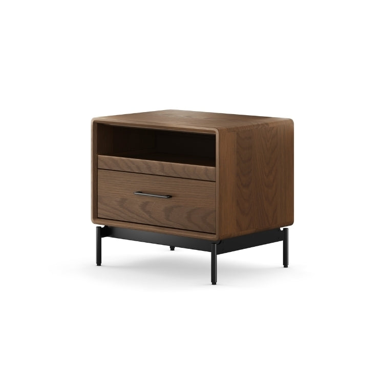 Linq Nightstand Mocha side