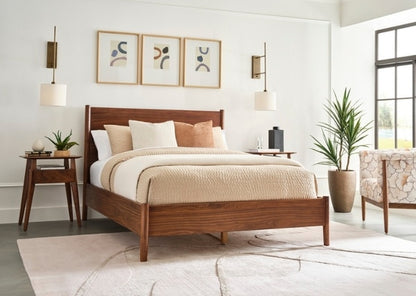 Walnut Grove Studio Bed in decorated bedroom with nightstands, chair, and rug