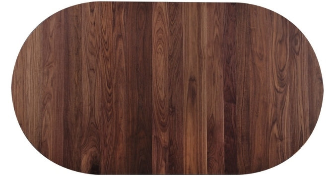 Walnut Grove Round Dining Table top view wood grain