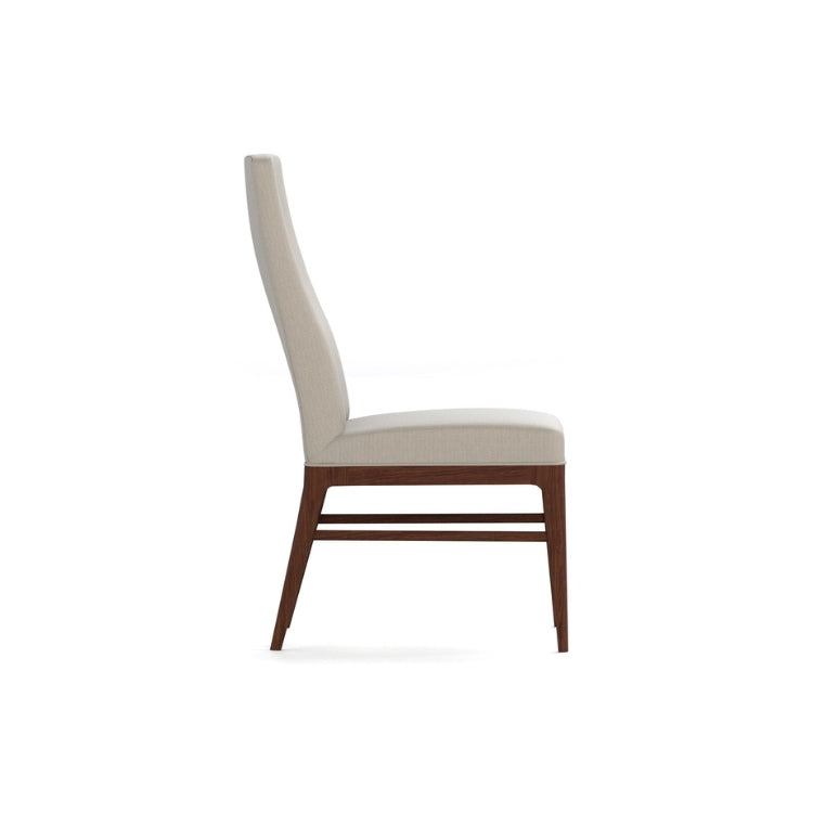 Walnut Grove Tall Upholstered Side Chair Fabric side