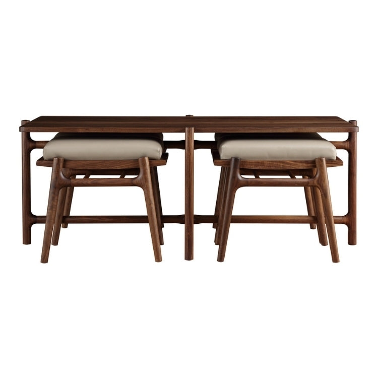 Walnut Grove Cocktail Table with stools