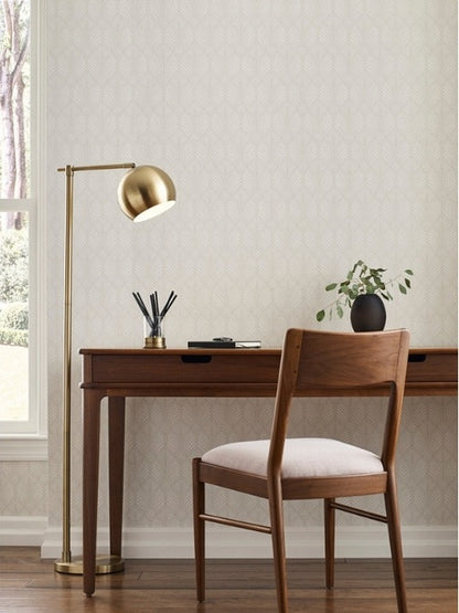 Walnut Grove Desk in home office with chair and lamp