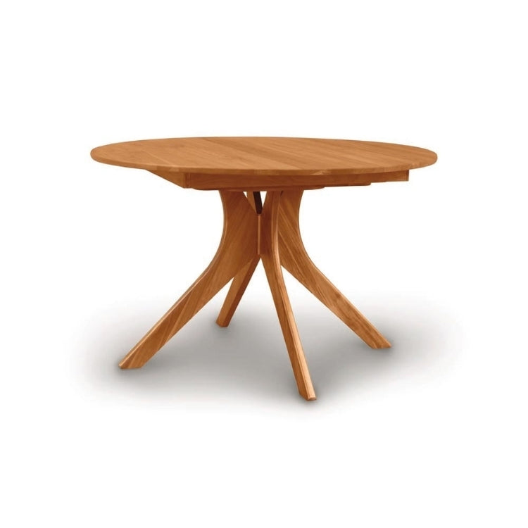 Audrey Round Extension Table in cherry 