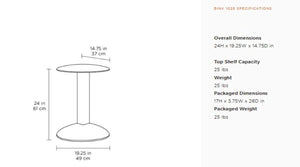 Bink 1025 Laptop and Side Table
