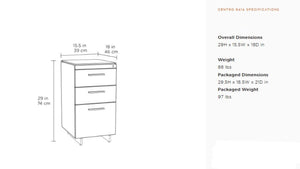Centro 6414 File Cabinet