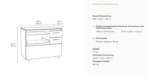 Centro 6417 Office Cabinet