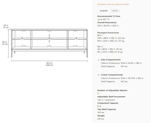 Elements 8709 Media and Storage Console