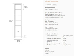 Linea 5801 Single Shelf
