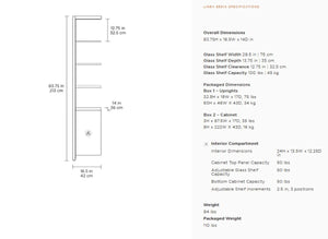Linea 5801A Single Shelf Extension