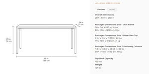 Luma Medium Desk
