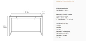 Sequel 20 6103 Compact Desk