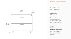 Sequel 20 6116 Lateral File Cabinet