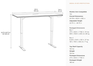 Sequel 20 6151 Lift Desk