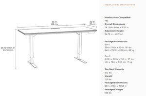 Sequel 20 6152 Lift Desk