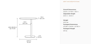 Serif 1045 Lift Laptop Table