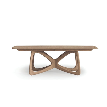 Butterfly Extension Table sand oak finish