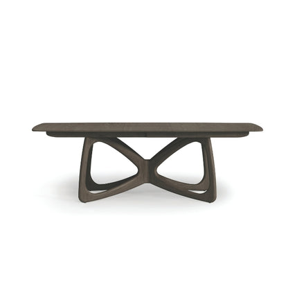 Butterfly Extension Table seared oak finish